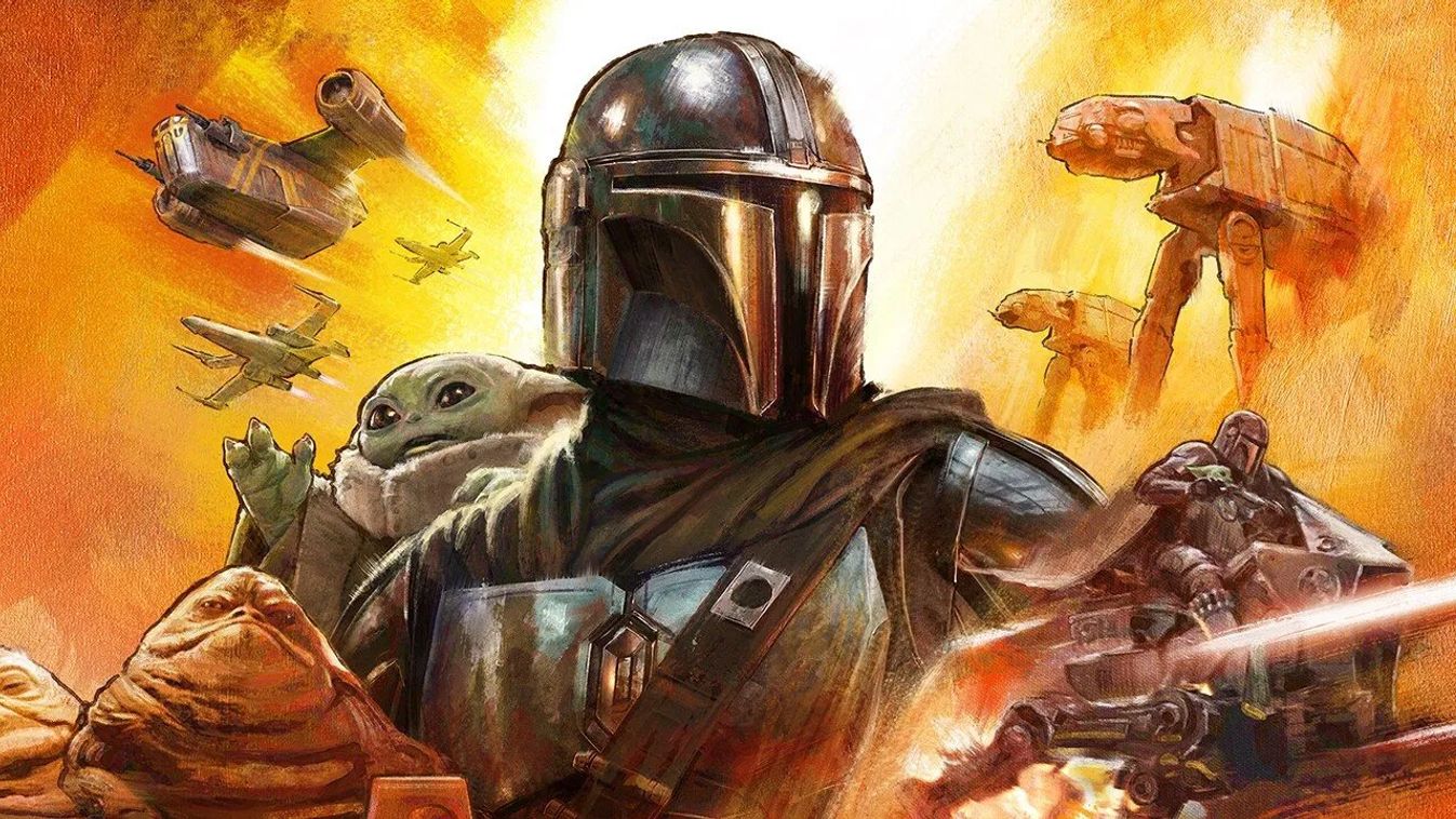 A Mandalóri és Grogu plakátja. Star Wars előzetes-dömpinget hozott a hét.