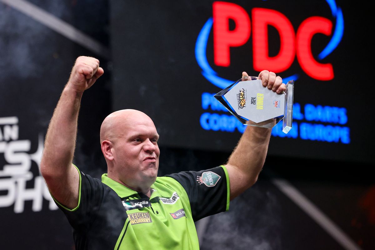 Michael van Gerwen nyerte 2024-ben a Hungarian Darts Trophy dartsversenyt, idén már Luke Littler is letaszítaná a trónról