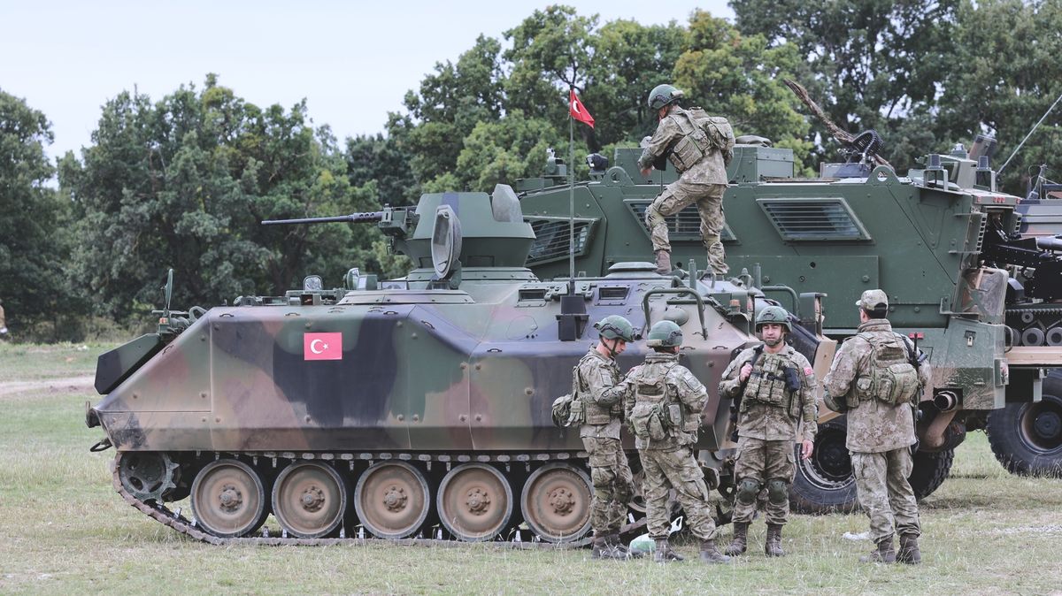 Török harcjármű az Adaptive Hussars 2025 országvédelmi gyakorlaton  (Fotó: Zoltán Havran)