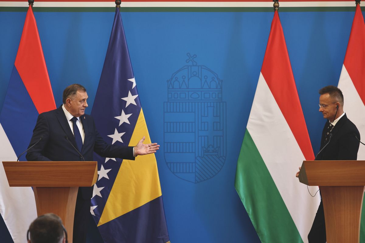 Szijjártó Péter és Milorad Dodik