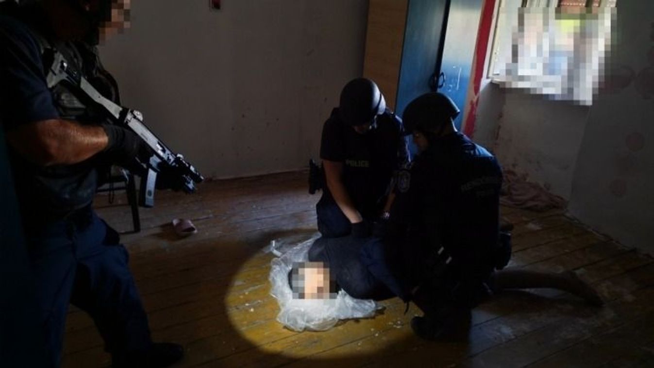A miske gyermekgyilkos elfogásakor

police.hu