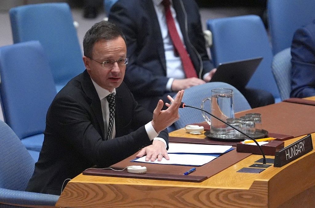 Szijjártó Péter (Fotó: SELCUK ACAR / ANADOLU)