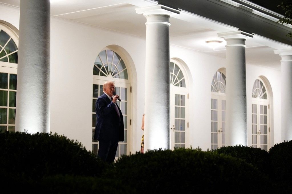 Trump megszólalt a haláláról szóló pletykákkal kapcsolatban (Fotó: AFP)