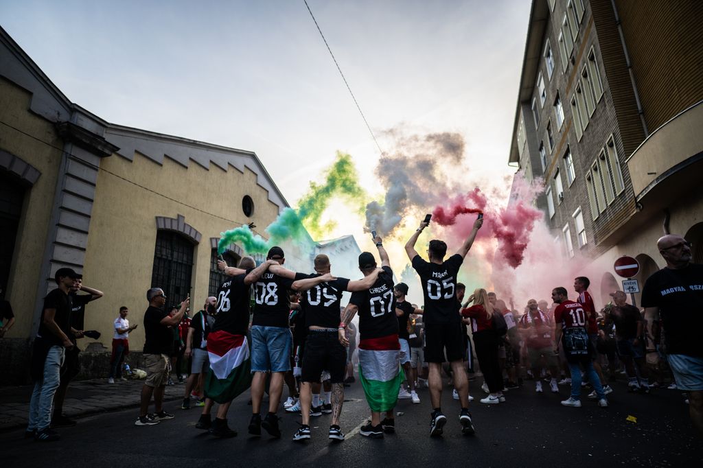 Magyarország - Portugália vb-selejtező szurkolók