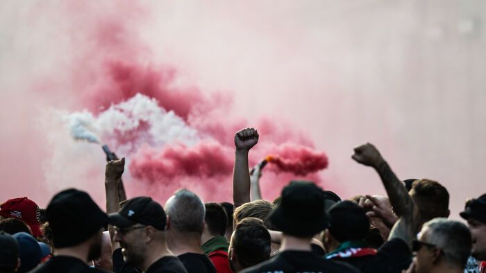 Magyarország - Portugália vb-selejtező szurkolók