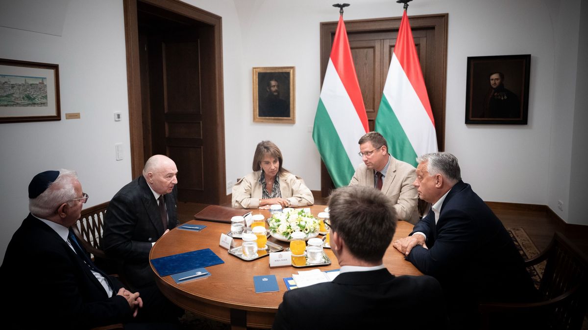 Orbán Viktor fogadta az Európai Zsidó Kongresszus elnökét
