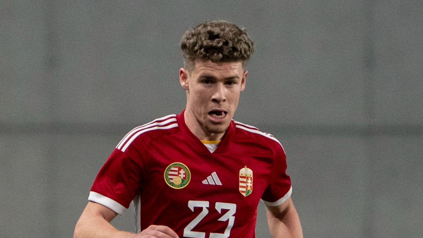 Molnár Rajmund
Budapest, 2024. március 21.
Molnár Rajmund a Magyarország - Moldova U21-es labdarúgó-mérkőzésen az Új Hidegkuti Nándor Stadionban 2024. március 21-én.
MTI/Szigetváry Zsolt