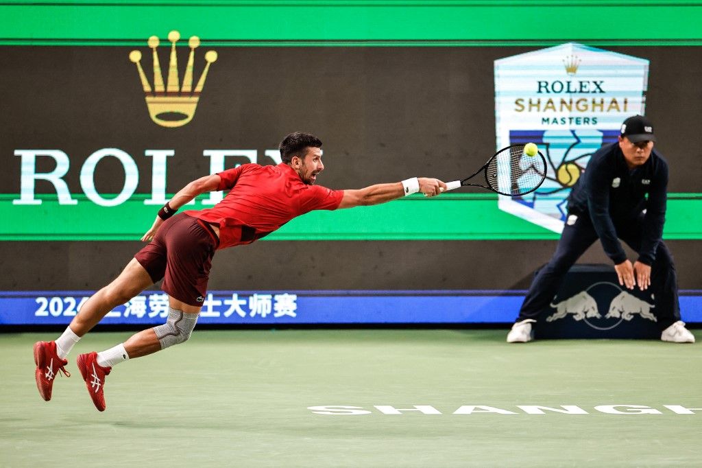 Novak Djokovics tavaly jól játszott Sanghajban, de a döntőben Jannik Sinner már nagy falat volt neki