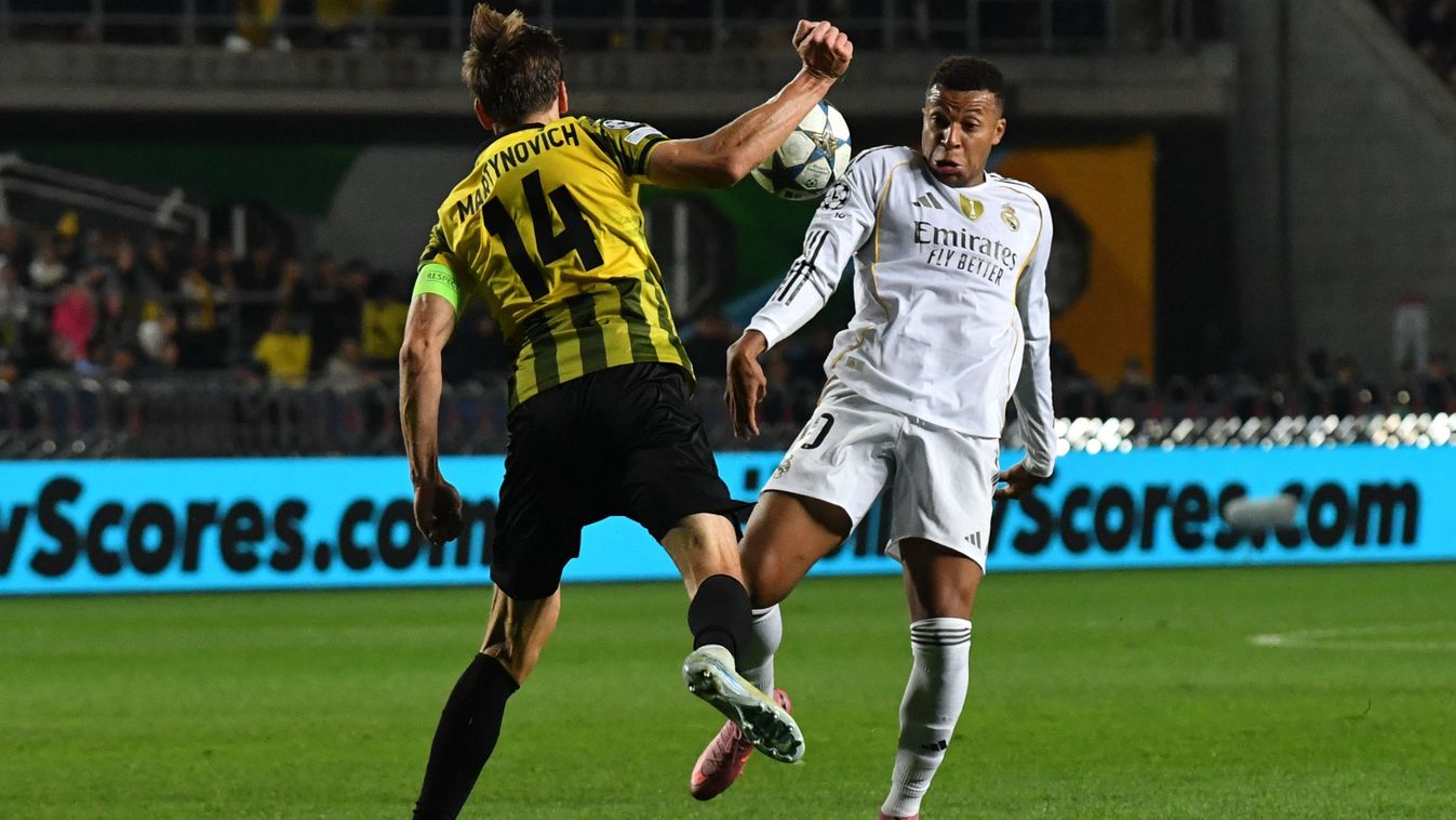 Kylian Mbappé a Kajrat Almati kapujába is betalált.