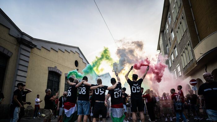 Magyarország - Portugália vb-selejtező szurkolók