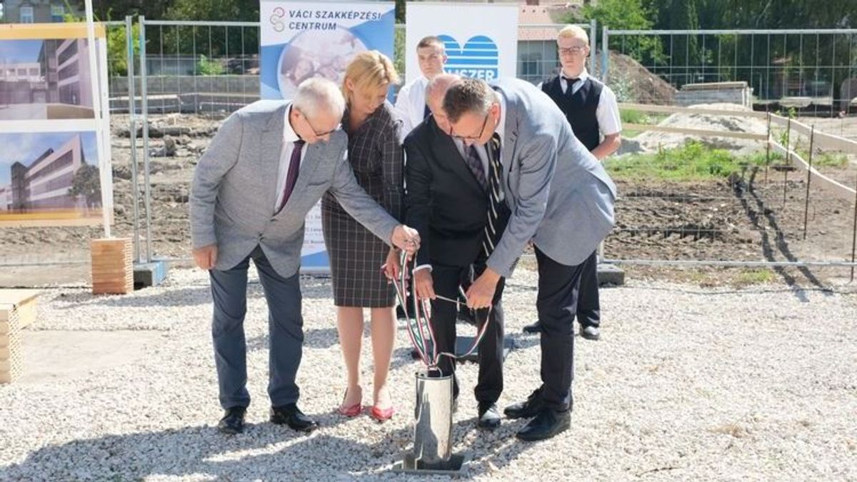 Közel hatmilliárd forint érkezik Vácra, felpörög a szakképzési centrum fejlesztése