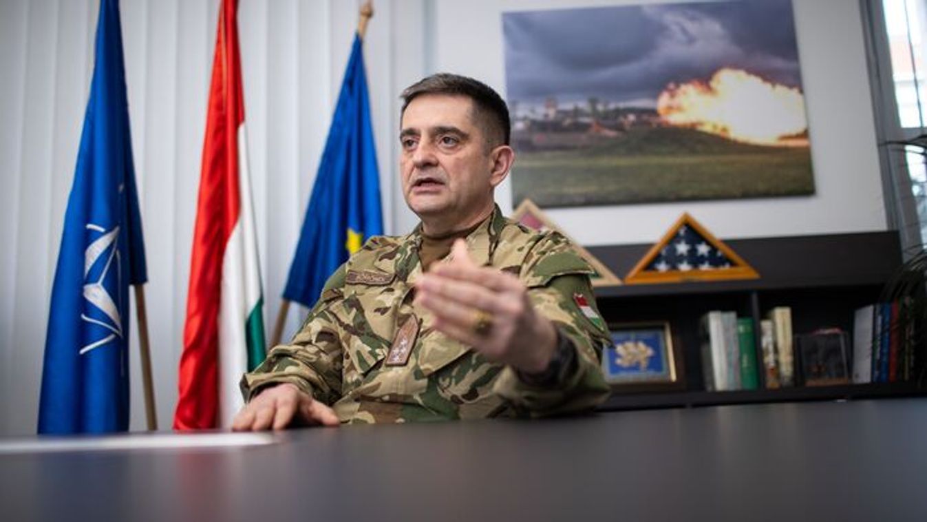 Colonel General Gabor Borondi, Chief of the General Staff (Photo: Attila Polyak)