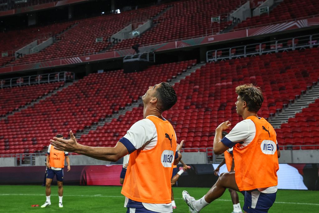 Portugál válogatott edzése
Cristiano Ronaldo