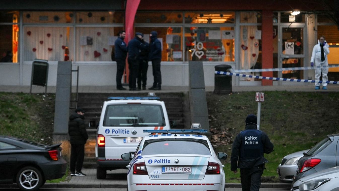 Belga rendőrök (Fotó: AFP)