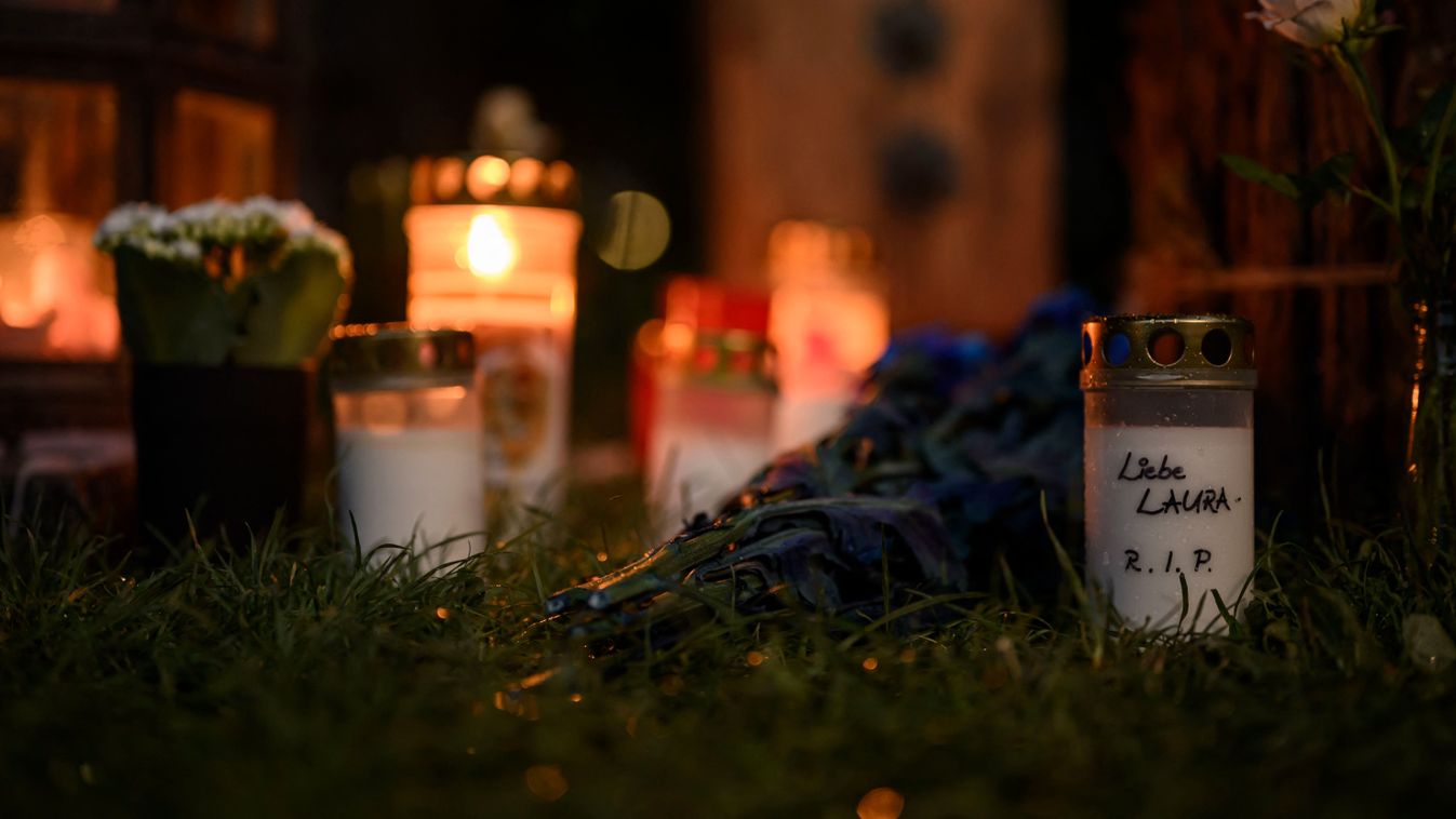 Laura Dahlmeier
Candles burn at a newly erected memorial for deceased German alpinist and former biathlete Laura Dahlmeier in a park in Garmisch-Partenkirchen, southern Germany on August 5, 2025. Dahlmeier died in a climbing accident on July 28, 2025, hav