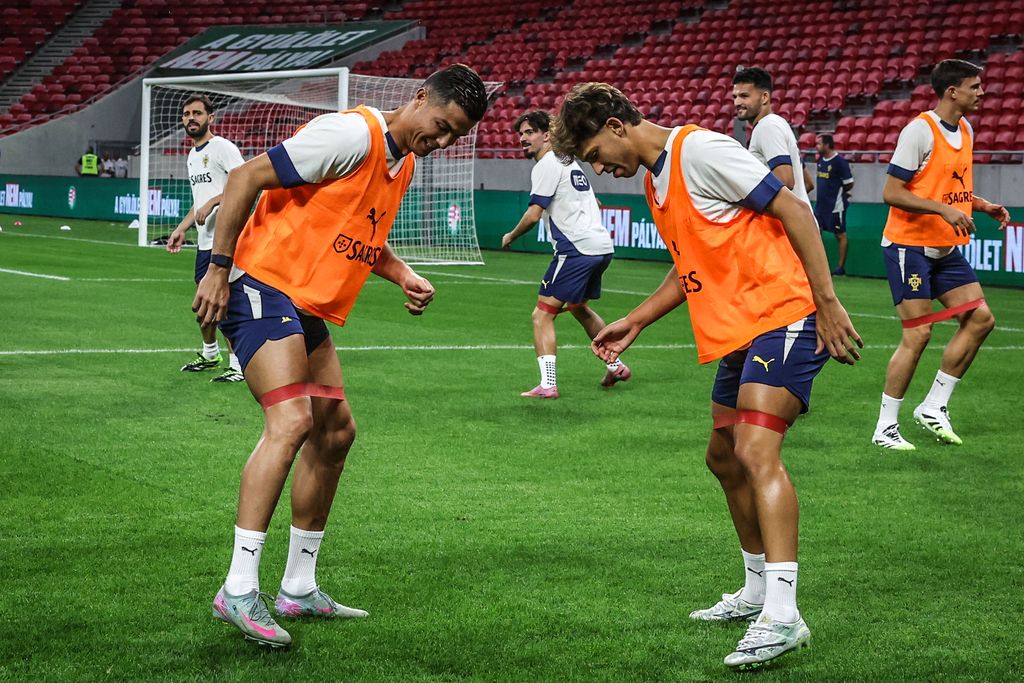 Portugál válogatott edzése
Cristiano Ronaldo