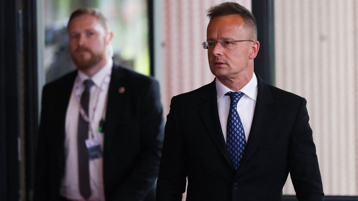 Szijjártó Péter (Fotó: KLAUDIA RADECKA / NurPhoto)