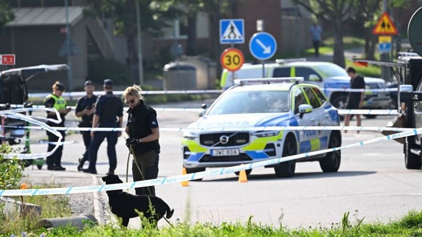Svéd rendőrök egy nyomozás során