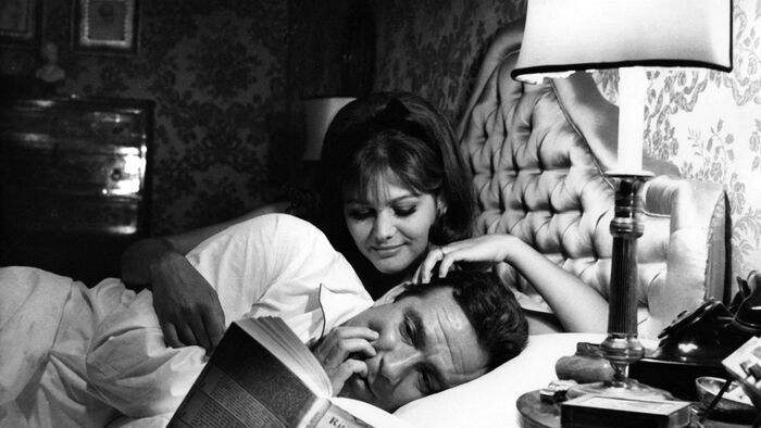 Le cocu magnifique
Il magnifico cornuto 
1964
real Antonio Pietrangeli
Claudia Cardinale
Ugo Tognazzi.
COLLECTION CHRISTOPHEL ©  Les Films Copernic (Photo by Les Films Copernic / Collection ChristopheL via AFP)