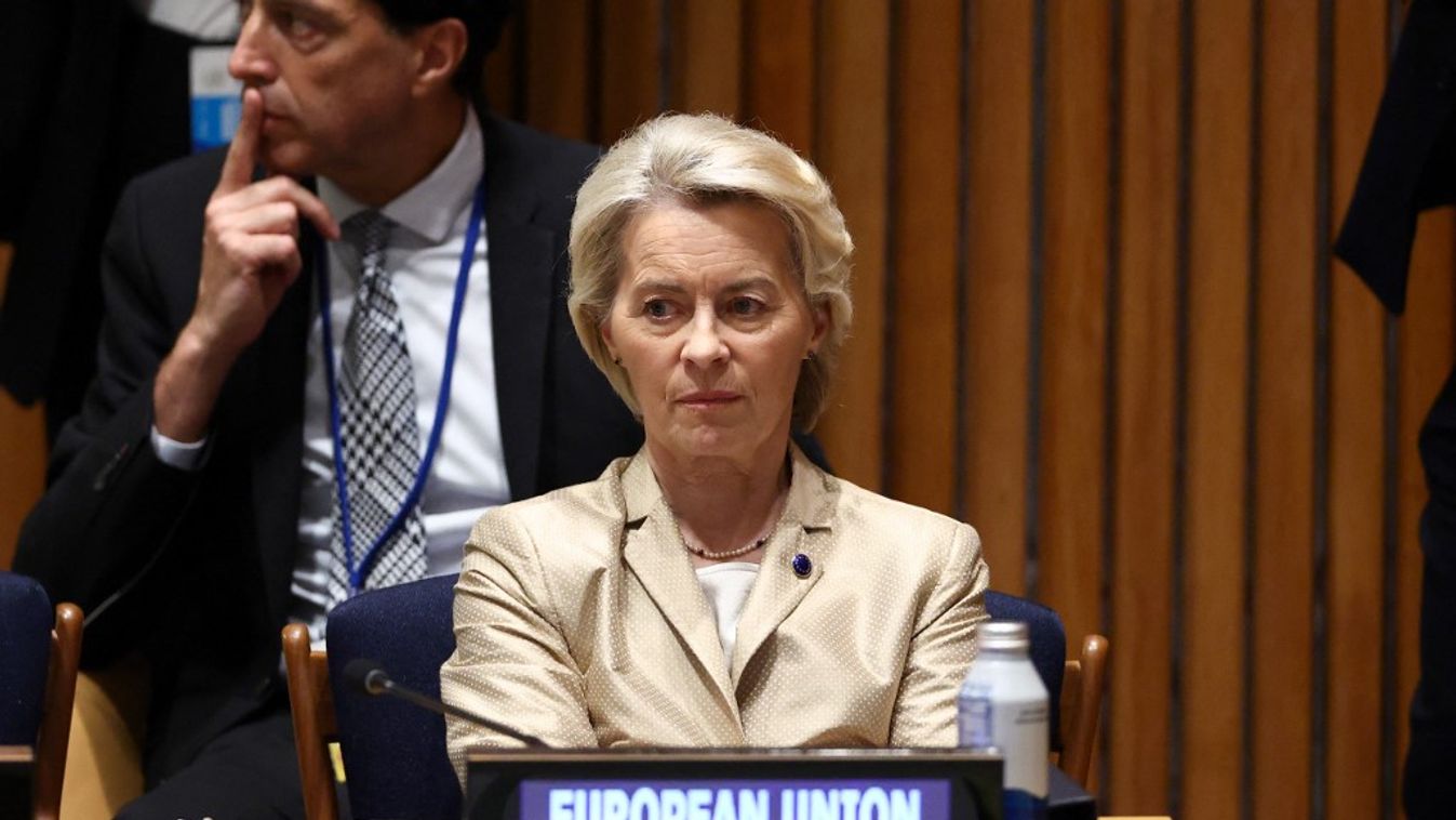 Ursula Von der Leyen, az Európai Bizottság elnöke (Fotó: AFP)