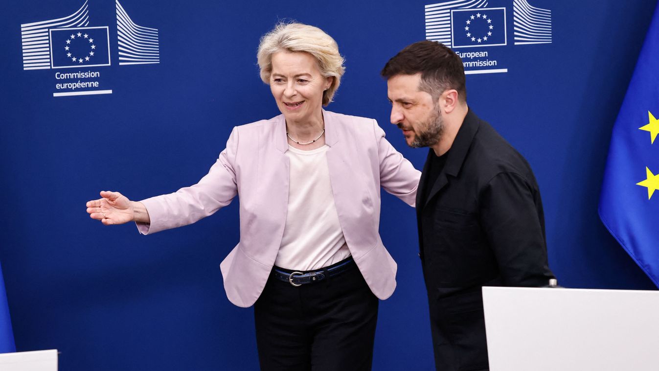 Volodimir Zelenszkij és Ursula von der Leyen