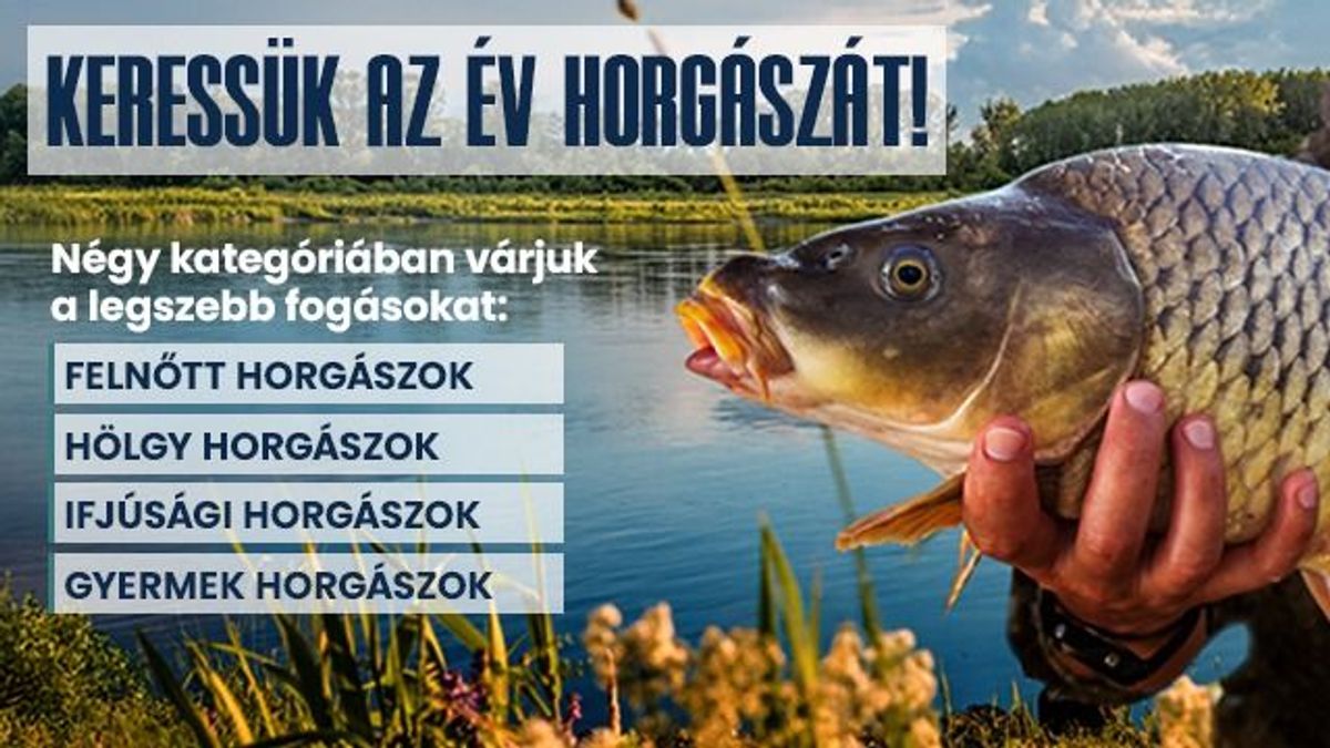 Finisében az év horgásza verseny nevezési szakasza!