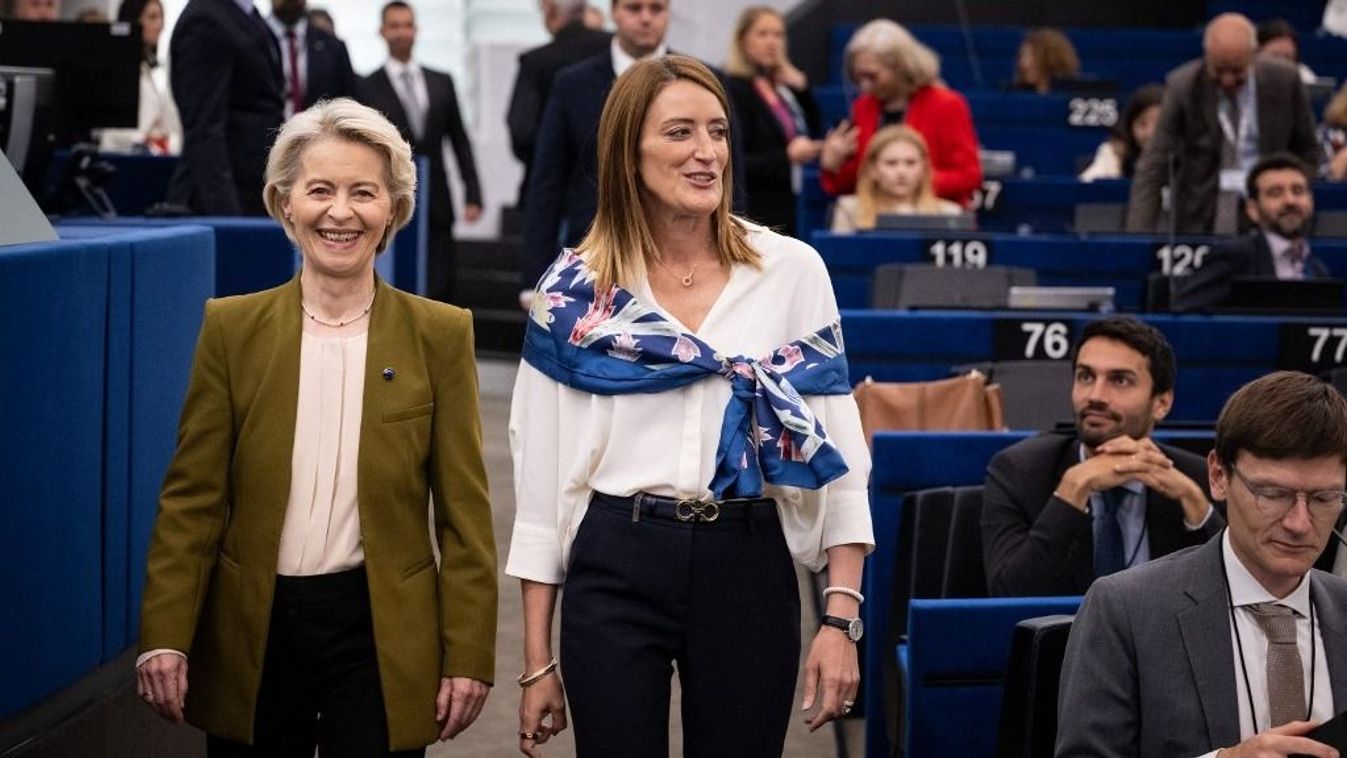 Ursula von der Leyen és Roberta Metsola