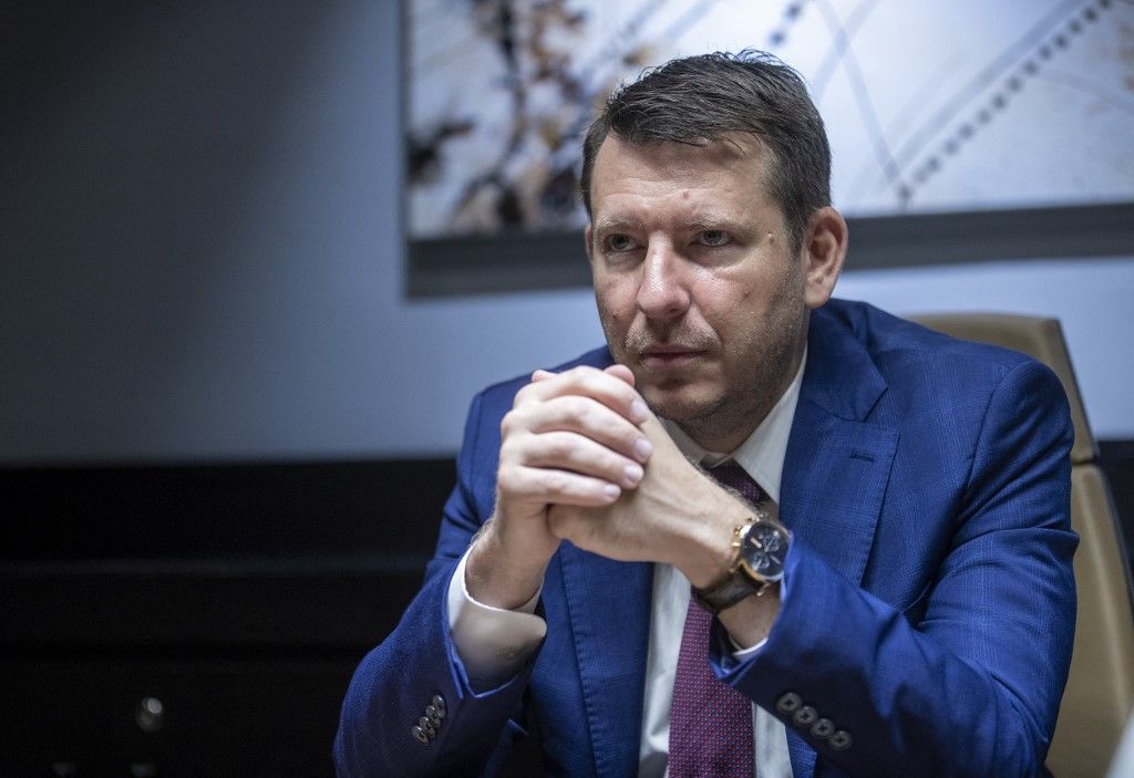 ANKARA, TURKIYE - JUNE 13 : Secretary General of the Estonian Ministry of Foreign Affairs, Jonatan Vseviov speaks during an exclusive interview in Ankara, Turkiye on June 13, 2022 ahead of the NATO Summit in Spain's Madrid. Ali Balikci / Anadolu Agency (Photo by Ali Balikci / ANADOLU AGENCY / Anadolu via AFP)