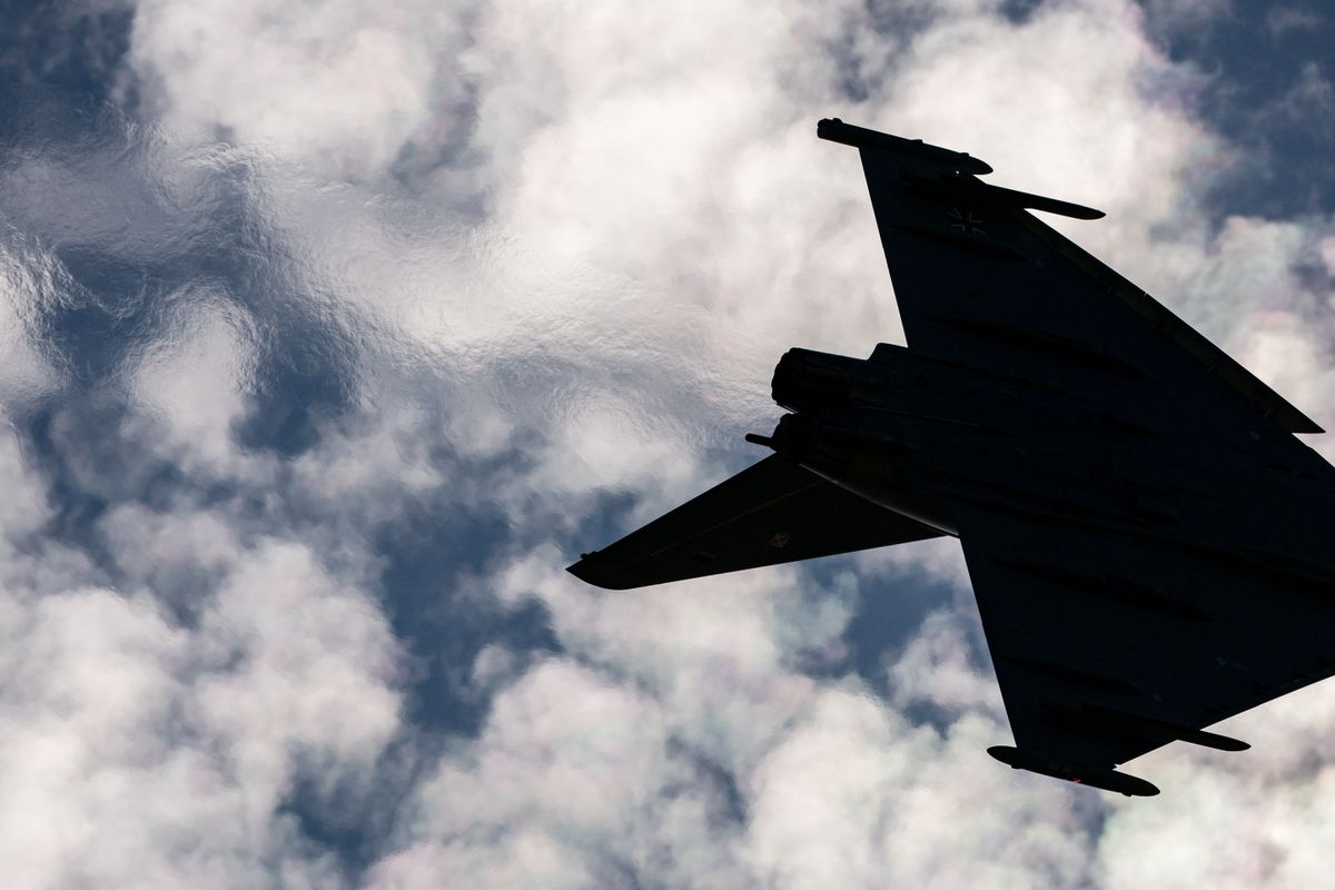Az orosz gép miatt riasztották a német Eurofightereket