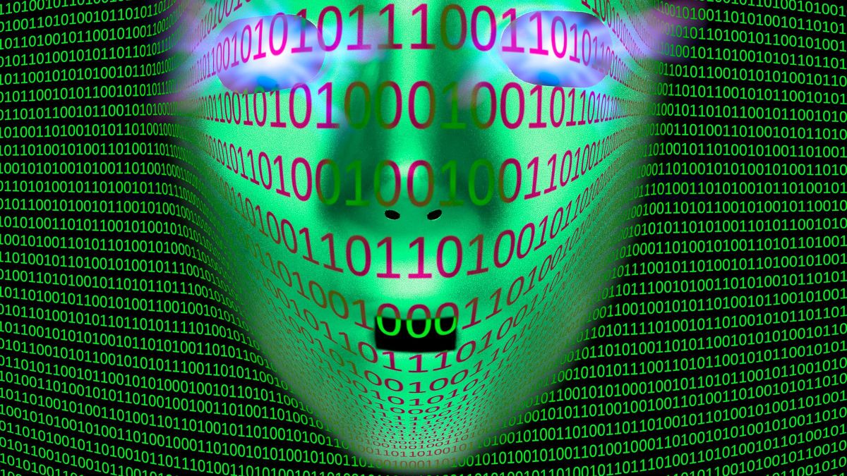 Artificial intelligence, conceptual computer artwork.