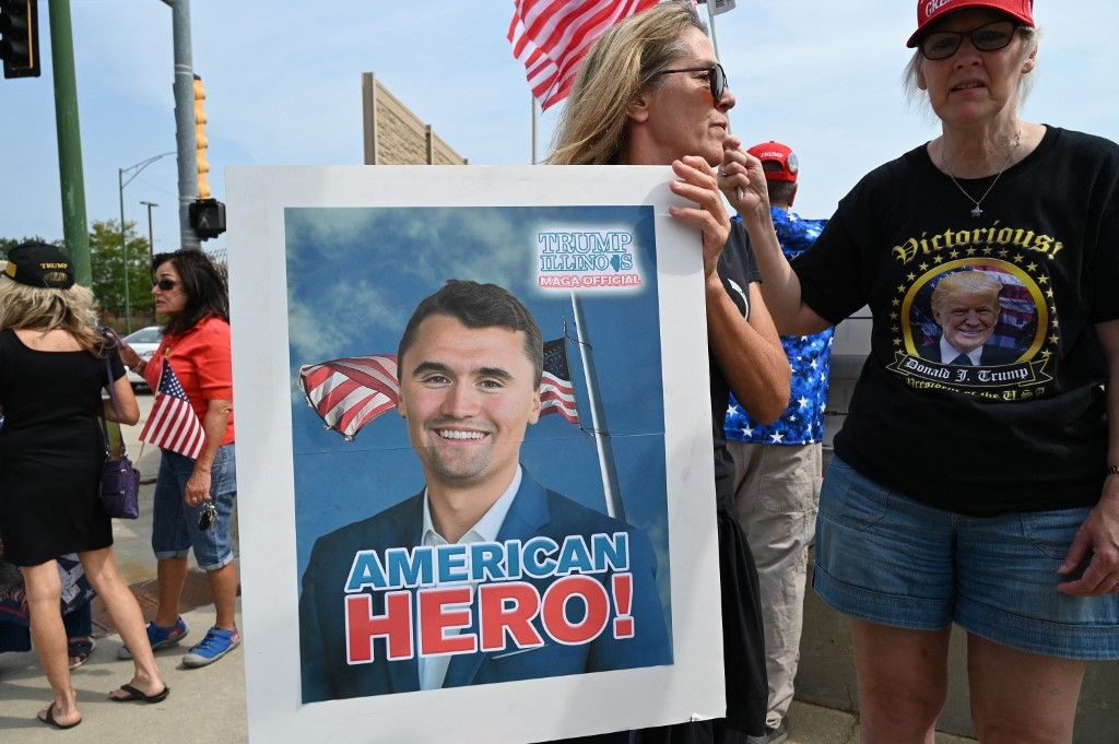 Charlie Kirk (Fotó: JACEK BOCZARSKI / ANADOLU)