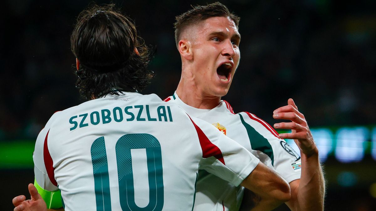 Szoboszlai Dominik itt Sallai Roland góljának örült