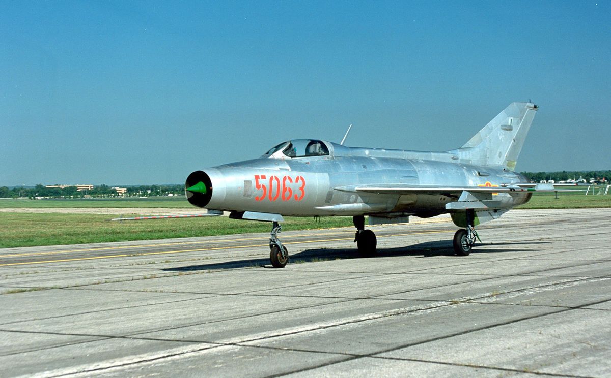 DAYTON, Ohio -- Mikoyan-Gurevich MiG-21PF Fishbed at the National Museum of the United States Air Force. (U.S. Air Force photo)