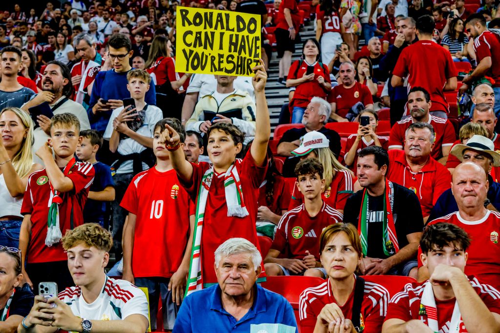 Magyarország - Portugália vb-selejtező szurkolók
