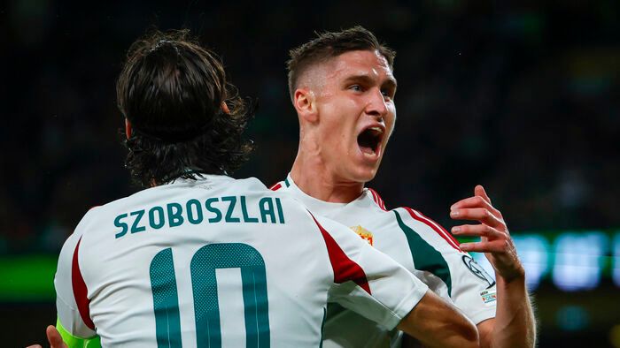 Szoboszlai Dominik Írország ellen gólpasszt adott Sallai Rolandnak, Portugália ellen utóbbi eltiltása miatt a csapatkapitány feladata is változhat