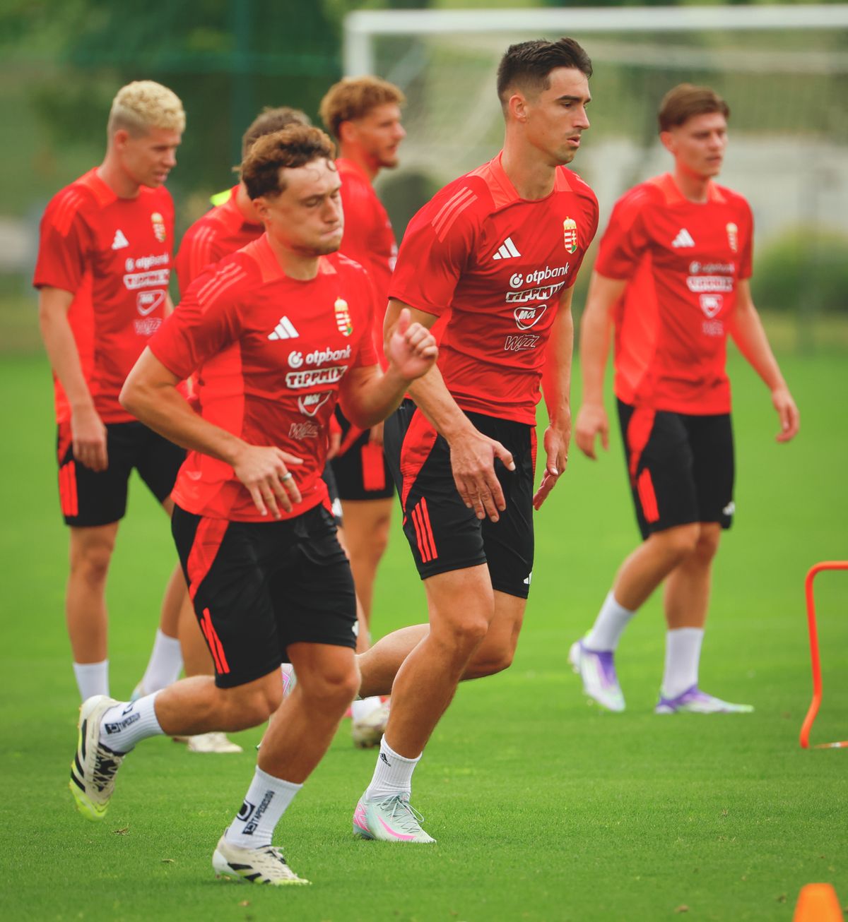 Telki 20250903 Labdarúgás válogatott edzés sajtótájékoztató  Fotó:Kovács Péter - Nemzeti Sport A képen:   Callum Styles , Ötvös Bence