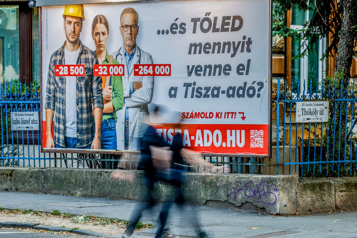 20250919 Budapest Tisza plakátok a fővárosban.Fotó: Csudai Sándor (CSS)MW