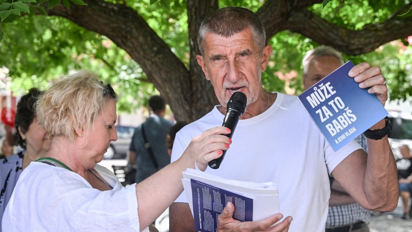 Andrej Babis (Fotó: AFP)