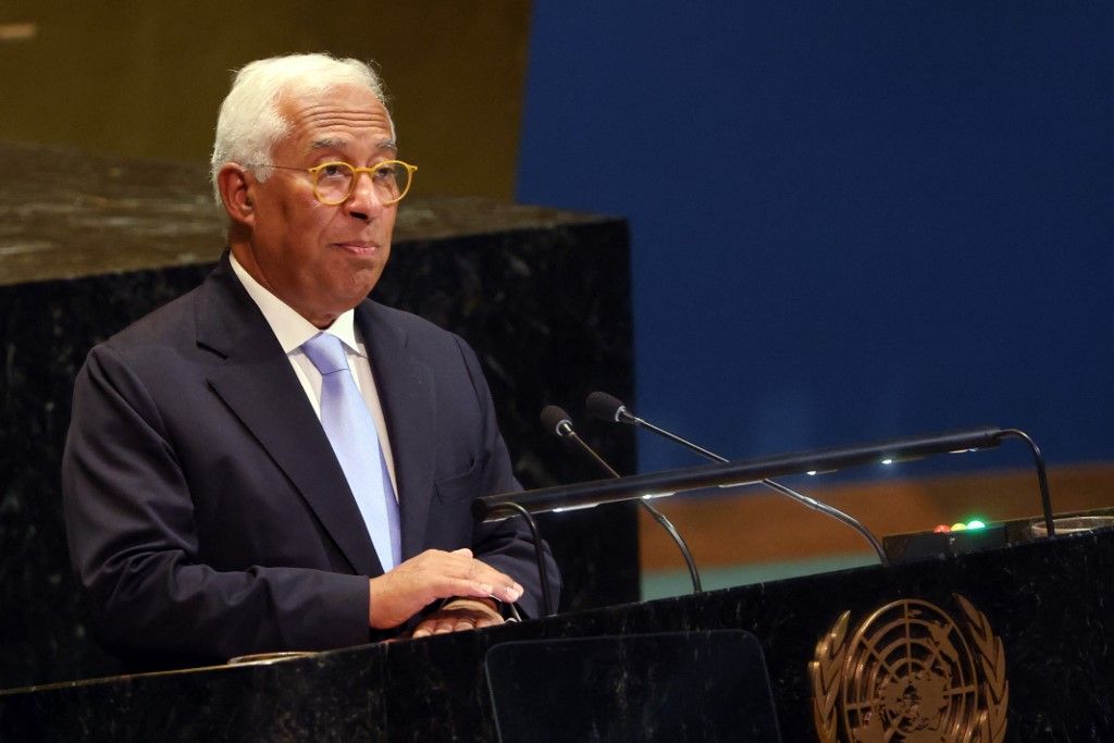 Antonio Costa az ENSZ közgyűlésben is kiállt Ukrajna mellett