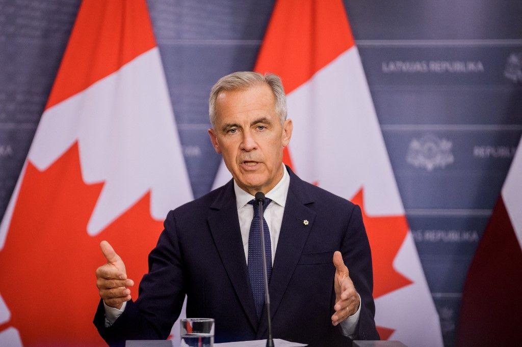 Kanada „maximális nyomást" akar fenntartani Moszkván – jelentette be Mark Carney kanadai miniszterelnök Fotó: AFP
