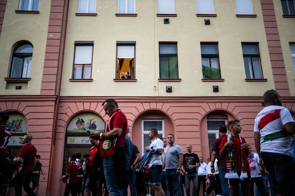 Magyarország - Portugália vb-selejtező szurkolók