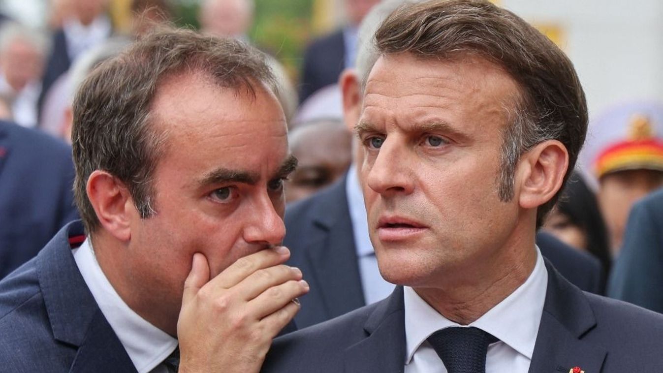 Emmanuel Macron és Sébastien Lecornu