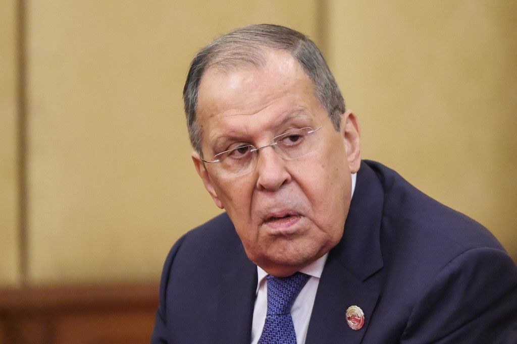 Szergej Lavrov orosz külügyminiszter ismertette azokat a feltételeket, amelyeket Oroszország elvár Ukrajnától (Fotó: MAXIM SHEMETOV / POOL)