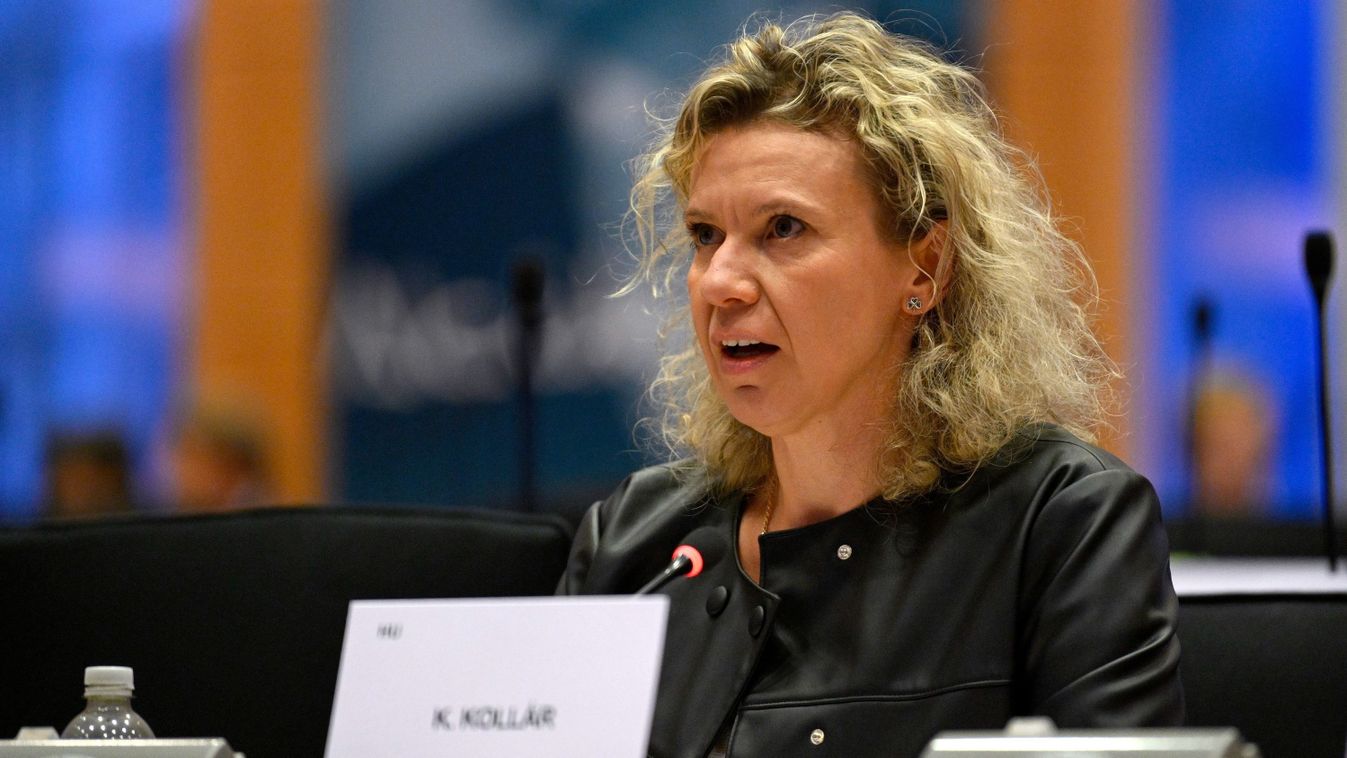 Kollár Kinga, a Tisza Párt EP-képviselője 

MTI Fotószerkesztõség
Purger Tamás