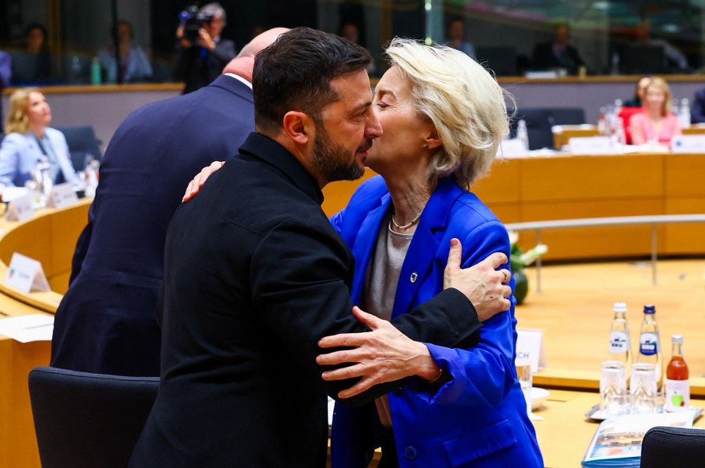 Volodimir Zelenszkij és Ursula von der Leyen