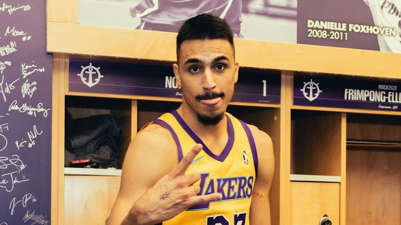 Valerio-Bodon Vincent nemrég még a világhírű Los Angeles Lakers mezét viselte
