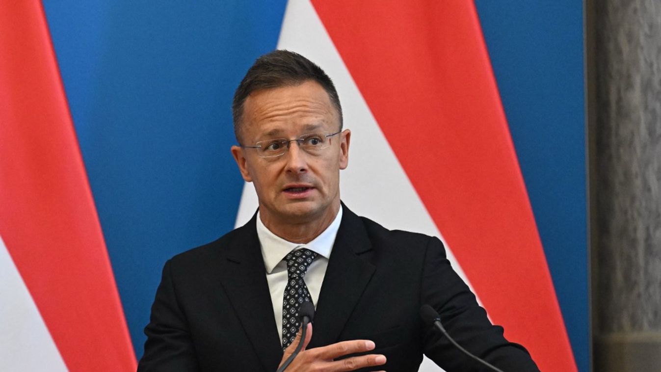 Szijjártó Péter magyar külgazdasági és külügyminiszter (Fotó: AFP)