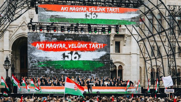 Kossuth tér október 23. 1956-os forradalom Orbán Viktor
