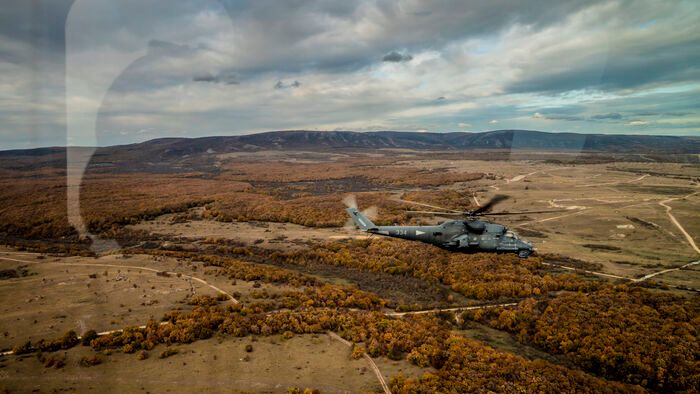 Mi-24 helikopteres lövészet Honvédség honvédelem