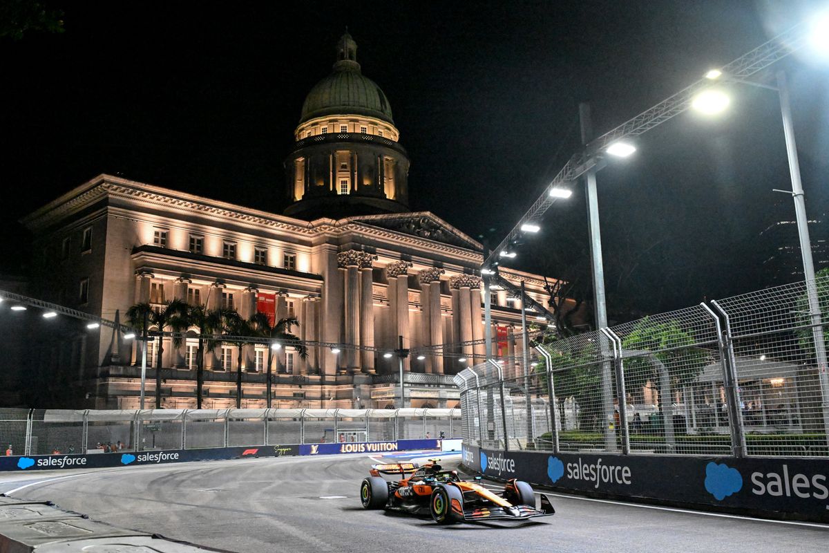 Lando Norris ekkor még nem tudta, hogy mi vár rá Szingapúrban
